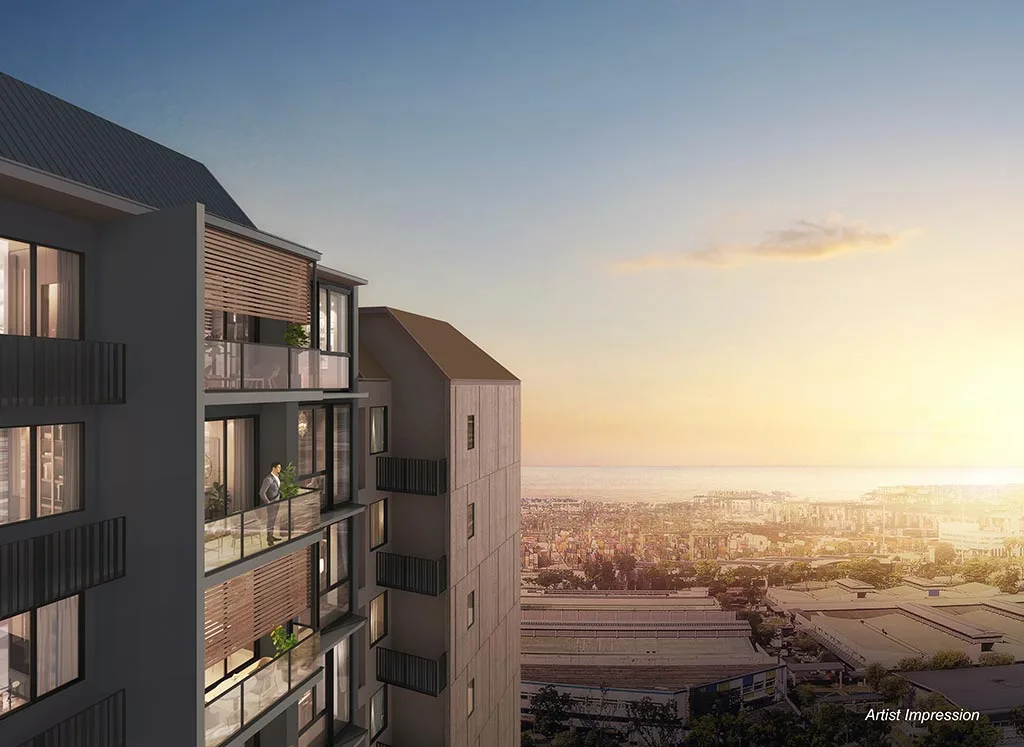 The Hillshore side facade